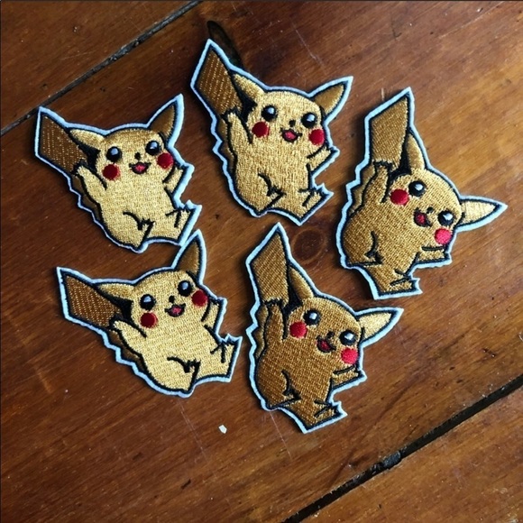 Accessories - Pikachu | 5 Heat Transfer Patches